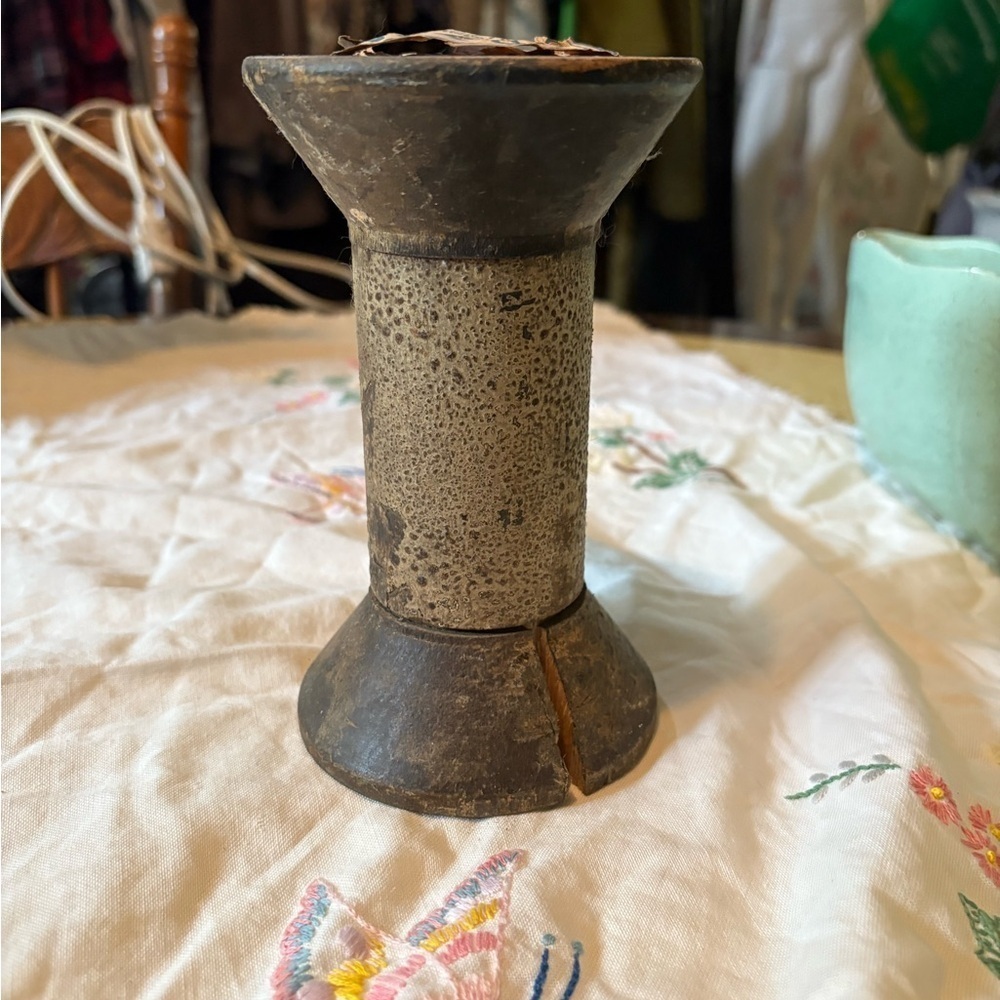 Antique Rustic Brown Spool